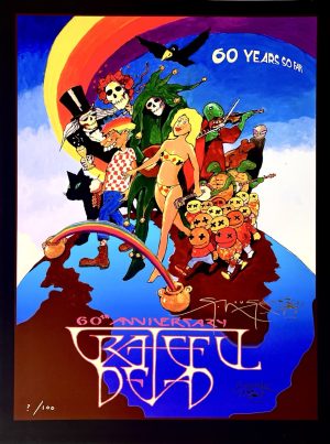 GRATEFUL DEAD 60TH ANNIVERSARY POSTER