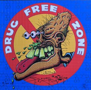 DRUG FREE ZONE- BLOTTER