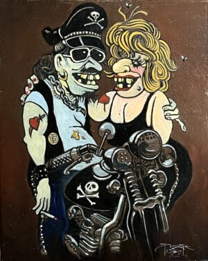 S. CLAY ASH MOUSE PAINTING