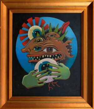 SERIOUS EYE CONTACT PAINTING