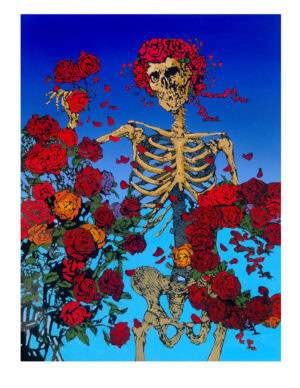 SKELETON AND ROSES - CLASSIC GICLEE -