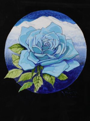 BLUE ROSE - PRINT
