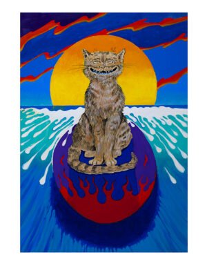 SURFIN' KITTY - PRINT